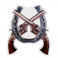   DECORACION PARED WILD WEST 40CM