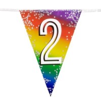 BANDERIN TRIANGULAR N2 MULTICOLOR 6M