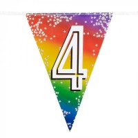 BANDERIN TRIANGULAR N4 MULTICOLOR 6M