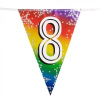 BANDERIN TRIANGULAR N8 MULTICOLOR 6M