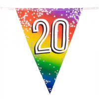BANDERIN TRIANGULAR N20 MULTICOLOR 6M