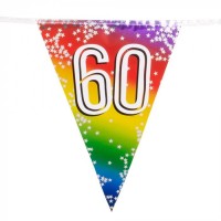 BANDERIN TRIANGULAR N60 MULTICOLOR 6M