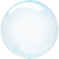   GLOBO 18" BURBUJA TRANSPAREN AZUL