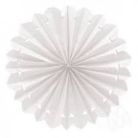   ABANICO PAPEL BLANCO 50CM