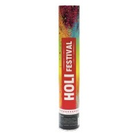 CAÑON HOLI POLVO DE COLORES 30CM