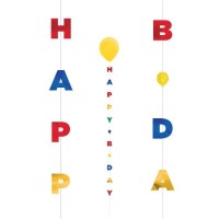 TIRA DECORACION GLOBO HAPPY BIRTHDAY 182
