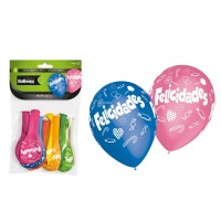 8 GLOBOS HG2033 FELICIDADES