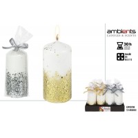 VELON NAVIDAD ORO/PLATA 5,5X12CM