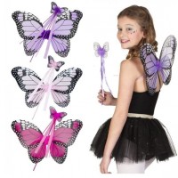 SET ALAS MARIPOSAS Y VARITAS COL SURT