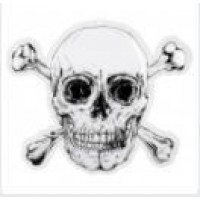   DECORACION PARED PIRATAS PLASTICA