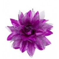   PINZA DEL PELO FLOR VIOLET GLITTER