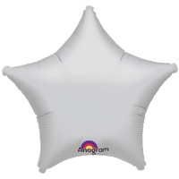   GLOBO 19" FOIL FORMA ESTRELL PLATA