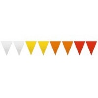  BANDERIN TRIANG.PAPEL AMARILLO 25M