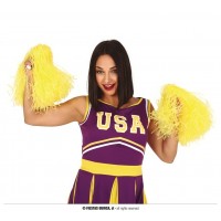   SET 2 POM-POM AMARILLO 80GR