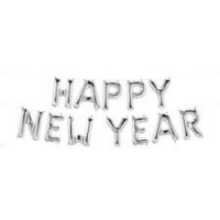 KIT GLOBOS 16" FOIL LETRAS HAPPY NEW YEA