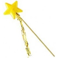   VARITA MAGICA ESTRELLA ORO C/FLECO