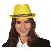    SOMBRERO GANGSTER AMARILLA