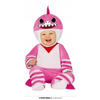 ! DISFRAZ 18A24MESES TIBURON BABY ROSA