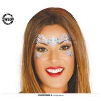 JOYAS FACIALES ADHESIVA AZULES/BLANCAS