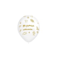 50 GLOBOS 11" 112M96 MI PRIMERA COMUNION