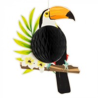   DECORACION COLGANTE TUCAN 25X19CM