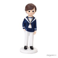 FIGURA NIÑO COMUNION MARINERO 17CM
