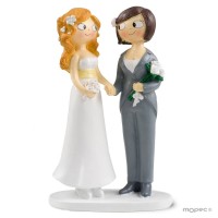 FIGURA PAREJA DE NOVIAS 21CM