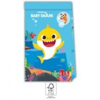   4 BOLSAS PAPEL BABYSHARK 13X24