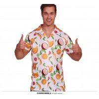 CAMISA HOMBRE T-L HAWAIANA FRUTAS