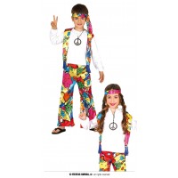 /DISFRAZ 3A4AÑOS HIPPIE MULTICOLOR