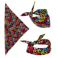 PAÑUELO BANDANA SIMBOLO LA PAZ 55X55CM