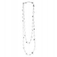   COLLAR ESTRELLA METAL PLATA 210CM
