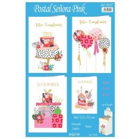 TARJETA SEÑORA PINK MOD.SURT  