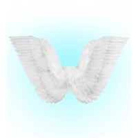   ALAS CON PLUMAS BLANCAS 86X31CM