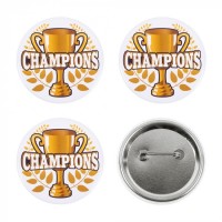   SET 4 BROCHES COPA CHAMPIONS 5CM