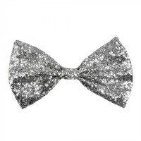   PAJARITA GLITTER PLATA