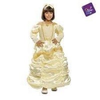 DISFRAZ 7A9AÑOS PRINCESA VESTIDO ORO