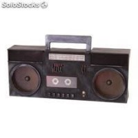 RADIO CASETE FANTASMA CON LUZ SONIDO