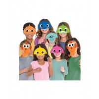   8 MASCARAS CARTON BABY SHARK
