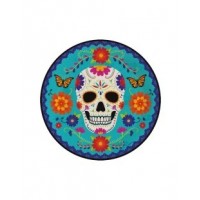   8 PLATOS DIA DE LOS MUERTOS 23CM