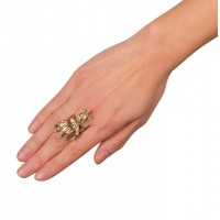 ANILLO CALAVERA GARRA ESQUELETO