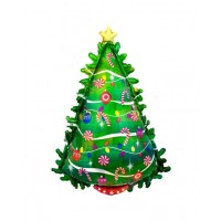 GLOBO 36" FOIL ARBOL NAVIDAD