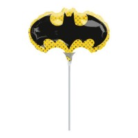  GLOBO 9" FOIL PALO SIMBOLO BATMAN