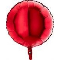   GLOBO 18" FOIL REDONDO ROJO