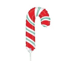 GLOBO 14" PALO FOIL BASTON CARAMELO