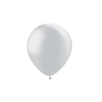   50 GLOBOS 12" 112M93 METAL PLATA