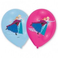   6 GLOBOS 11" LATEX FROZEN