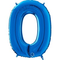   GLOBO 40" FOIL FORMA N0 AZUL
