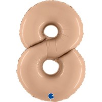   GLOBO 40" FOIL FORMA N8 NUDE