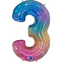   GLOBO 40" FOIL FORMA N3 MULTICOL